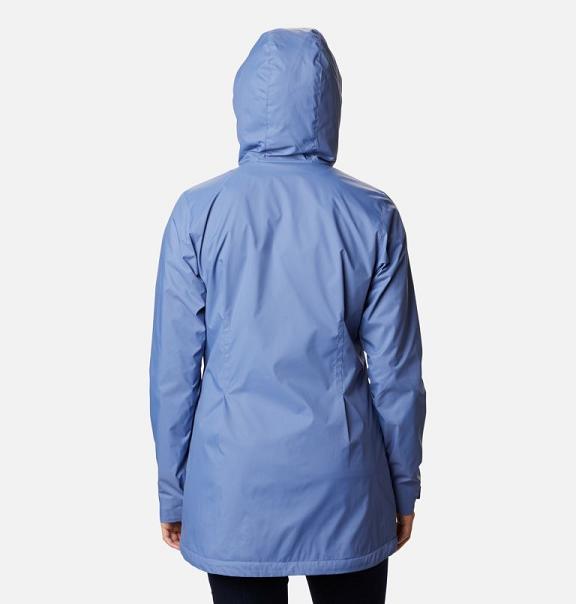 Columbia Switchback Rain Jacket Blue For Women's NZ96458 New Zealand